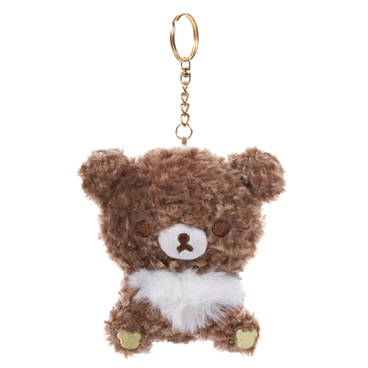 Rilakkuma Chairoikoguma San-X Original Cocoa Latte Series Keychain Plush | Rilakkuma | Plush