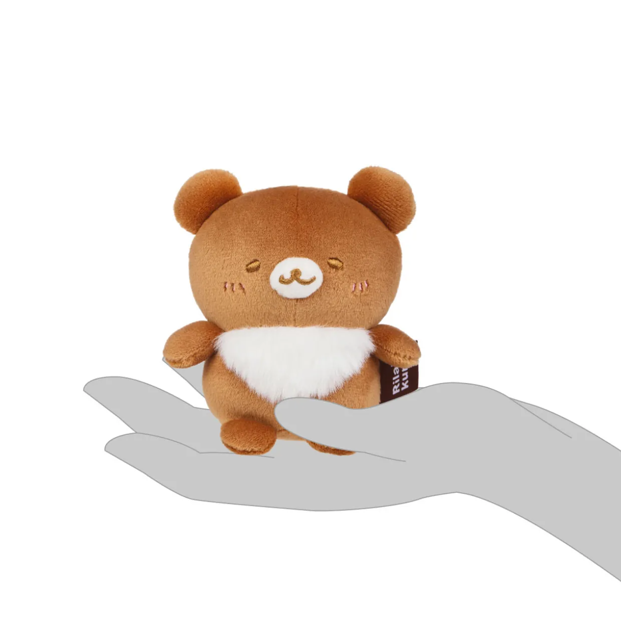 Rilakkuma Chairoikoguma San-X Original Honyagurumi Series Sitting Mochi Plush | Rilakkuma | Plush