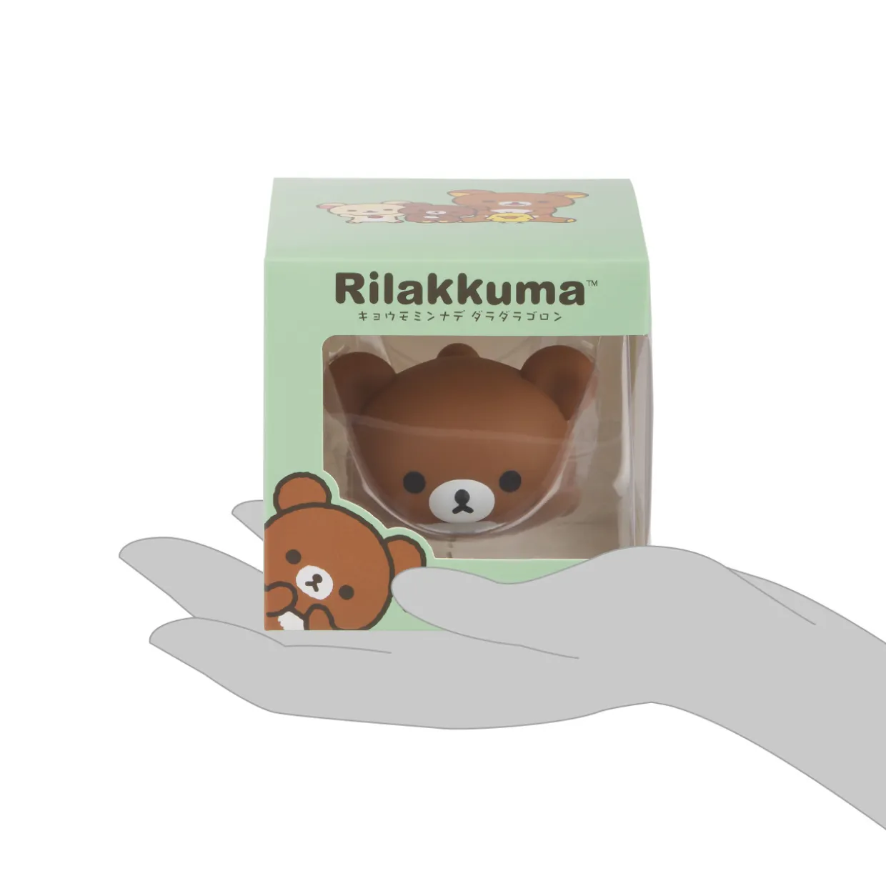 Rilakkuma Chairoikoguma San-X Original Laydown Vinyl Figurine Toy | Vinyl Figurines