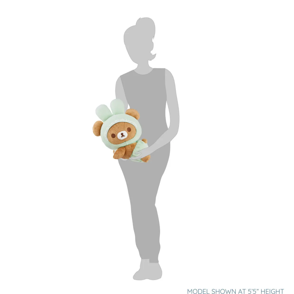 Rilakkuma Chairoikoguma San-X Original Minna De Usausababy Series Laydown Plush | Rilakkuma | Plush
