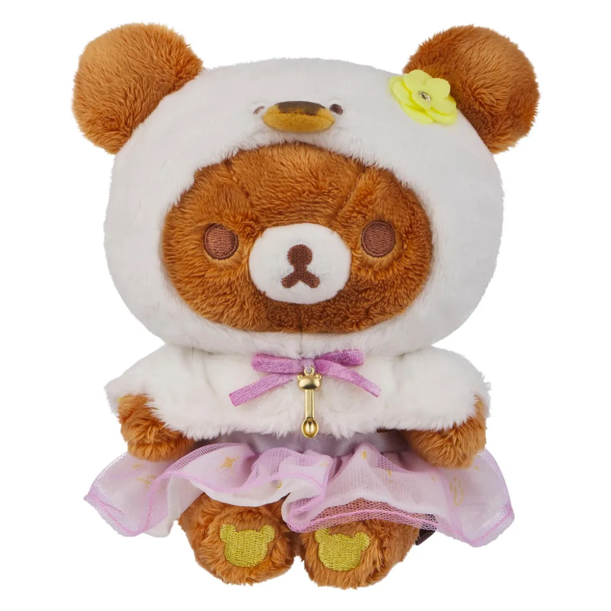 Rilakkuma Chairoikoguma San-X Original Swan Series Plush | Stickers | Pouches