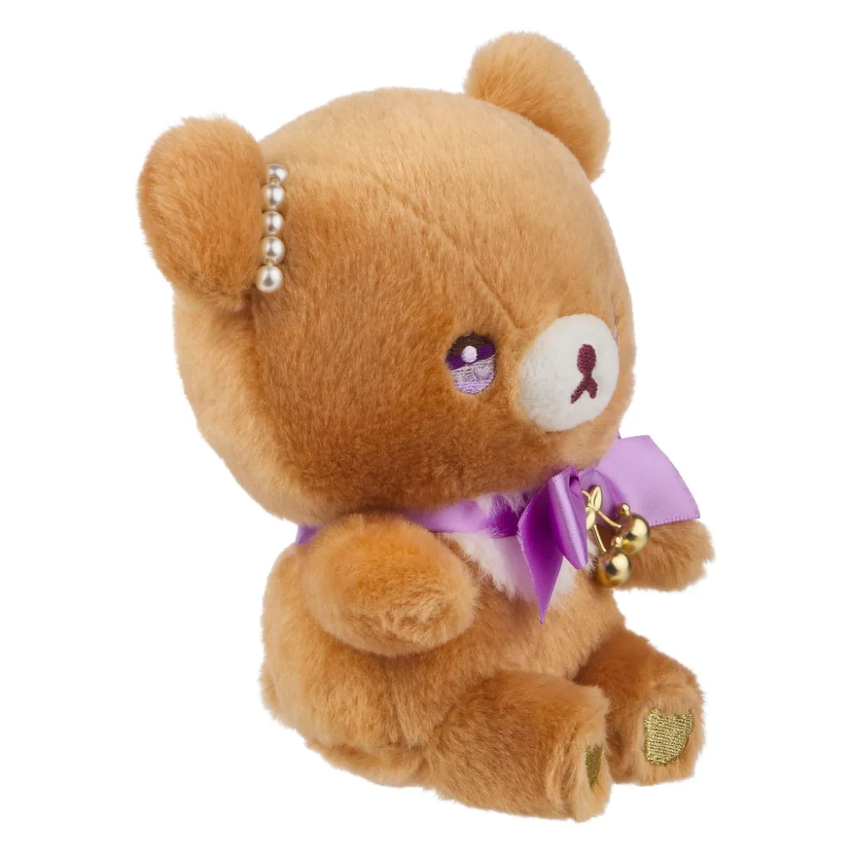 Rilakkuma Chairoikoguma San-X Original with a Shining Jewel Cherry Plush | Rilakkuma | Plush