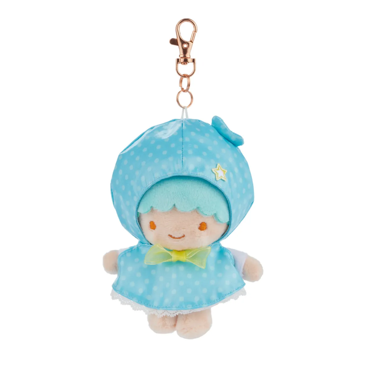 Hello Kitty KIKI of Twin Stars Blue Raincoat Keychain Plush | Plush | Keychains