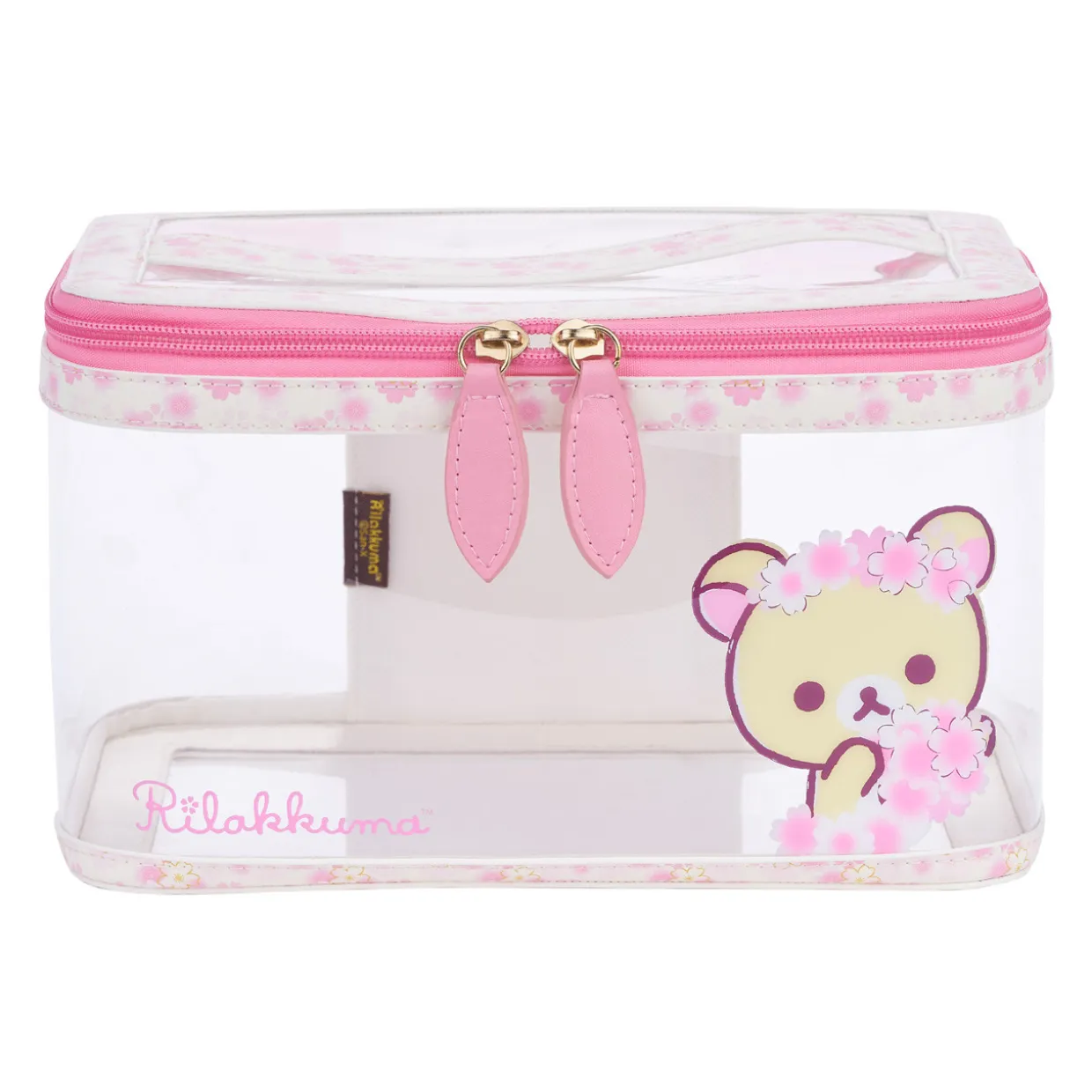 Rilakkuma Ko Sakura Clear Cosmetics Pouch Bag | Beauty | Apparel