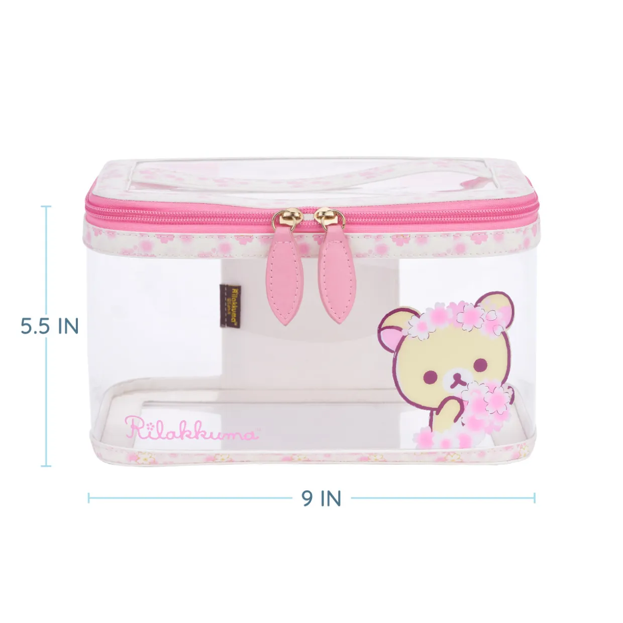 Rilakkuma Ko Sakura Clear Cosmetics Pouch Bag | Beauty | Apparel