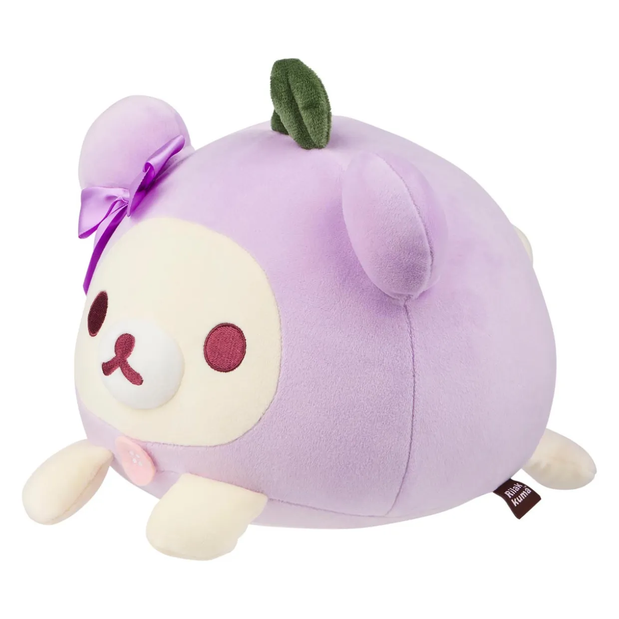 Rilakkuma Ko San-X Original Cherry Series Mochi Cushion - Purple | Rilakkuma | Plush