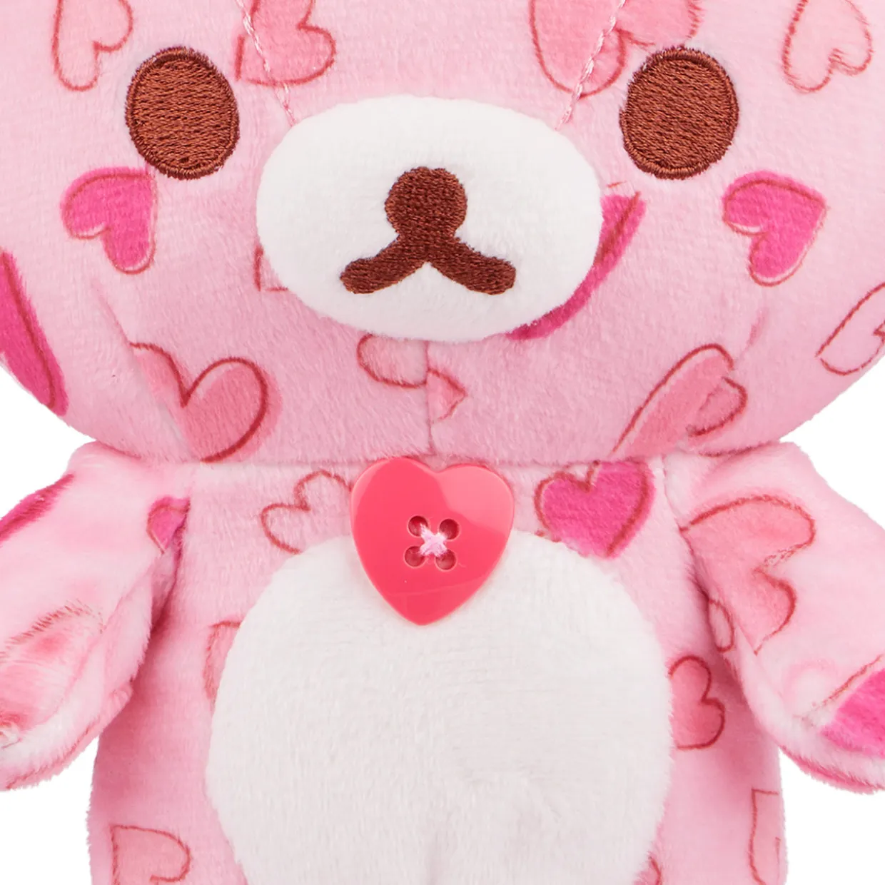 Rilakkuma Ko San-X Original Forever Love Series Plush - Pink/Red | Rilakkuma | Plush