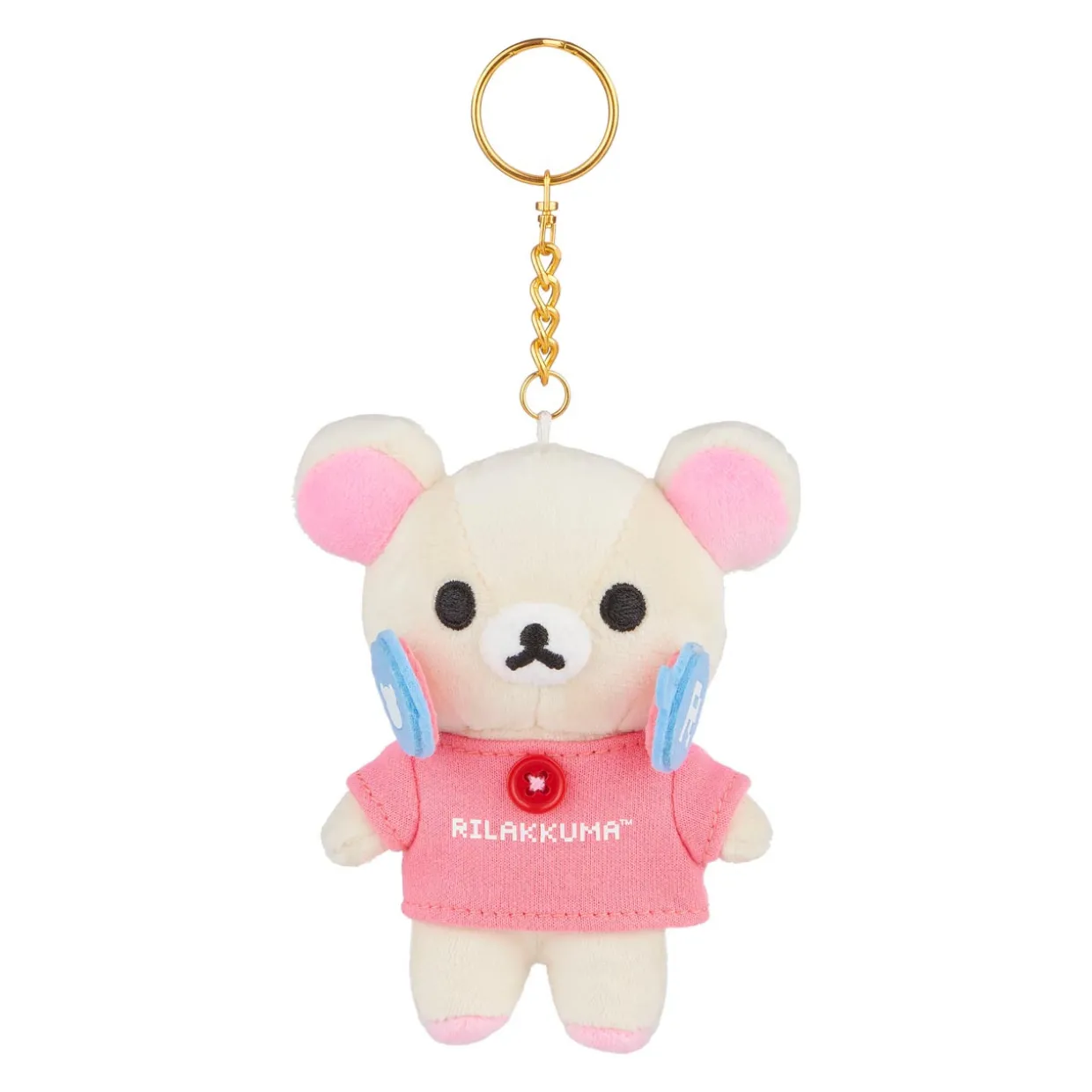 Rilakkuma Ko San-X Original Gamer Series Keychain Plush | Rilakkuma | Keychains