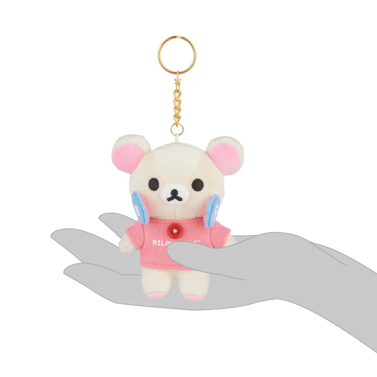 Rilakkuma Ko San-X Original Gamer Series Keychain Plush | Rilakkuma | Keychains