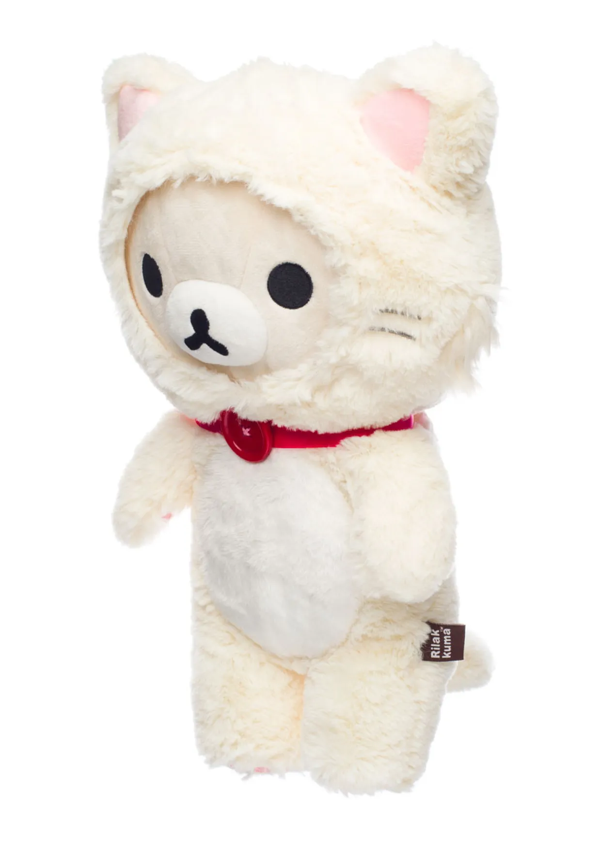 Rilakkuma Ko San-X Original In A White Fluffy Cat Costume | Rilakkuma | Plush