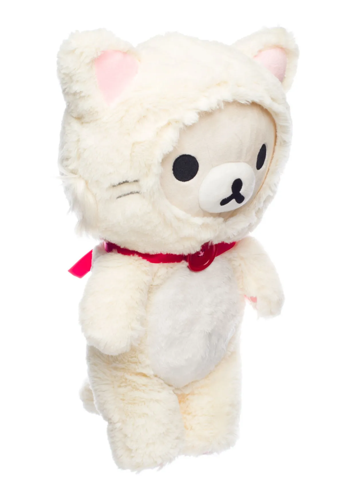 Rilakkuma Ko San-X Original In A White Fluffy Cat Costume | Rilakkuma | Plush