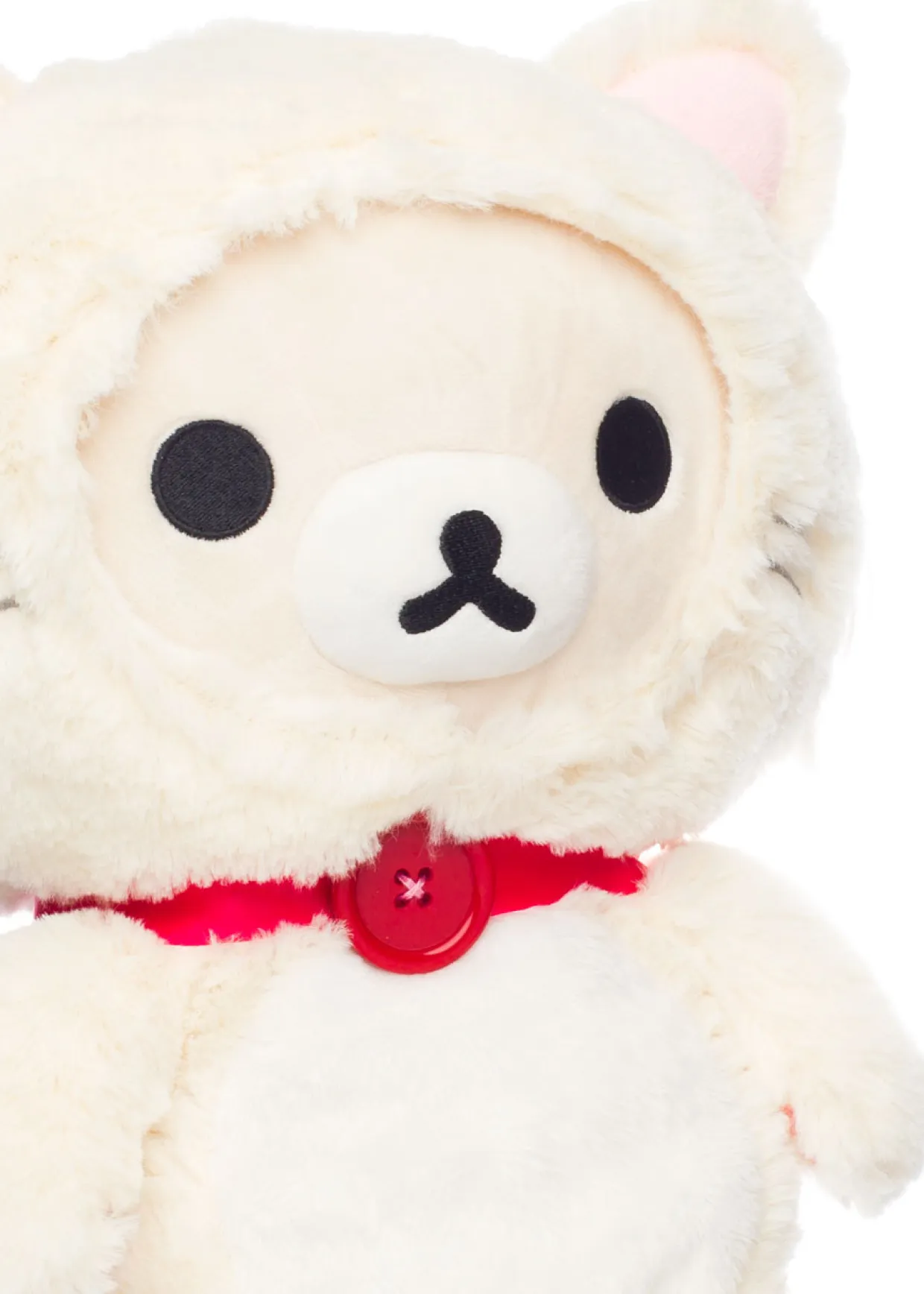 Rilakkuma Ko San-X Original In A White Fluffy Cat Costume | Rilakkuma | Plush