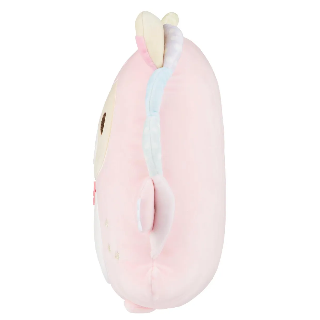 Rilakkuma Ko San-X Original Plays with Dino Flat Mochi Series Plush - Pastel Pink | Rilakkuma | Plush