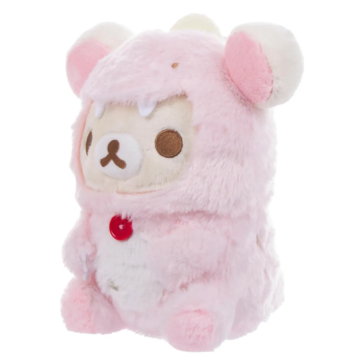 Rilakkuma Ko San-X Original Plays with Dino Series Plush - Pastel Pink | Rilakkuma | Plush
