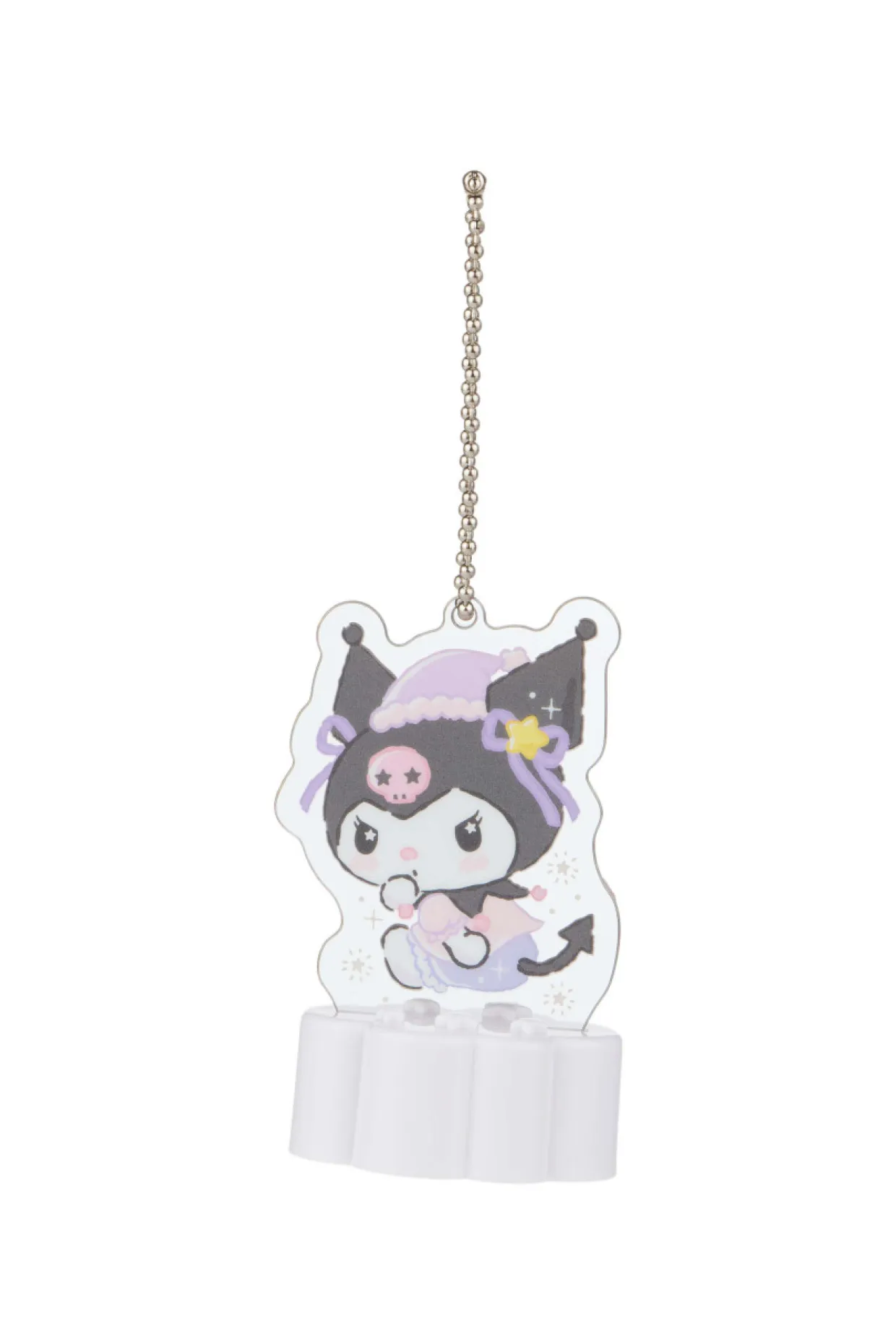 Hello Kitty Kuromi Acrylic Light Stand Keychain | Keychains