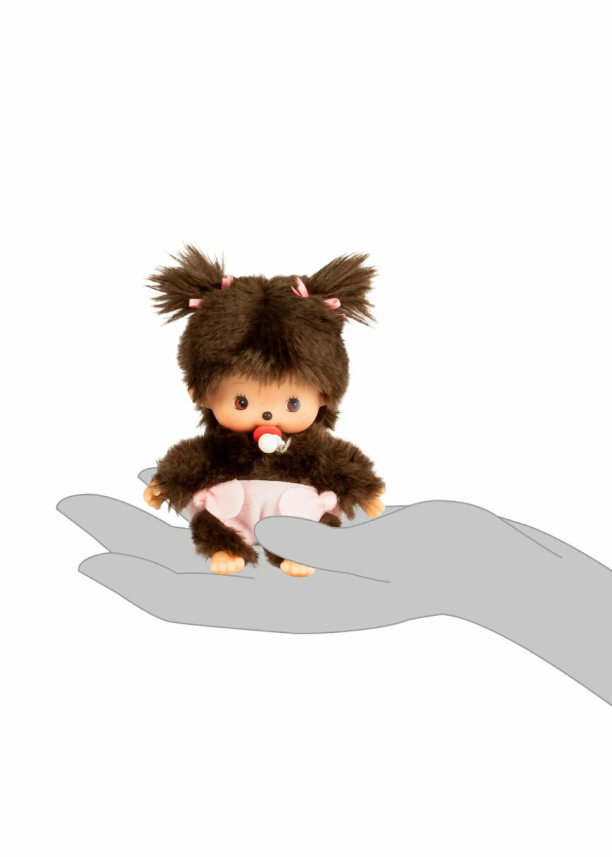 Monchhichi Classic Bebichhichi Plush Toy - Girl | Monchhichi | Plush