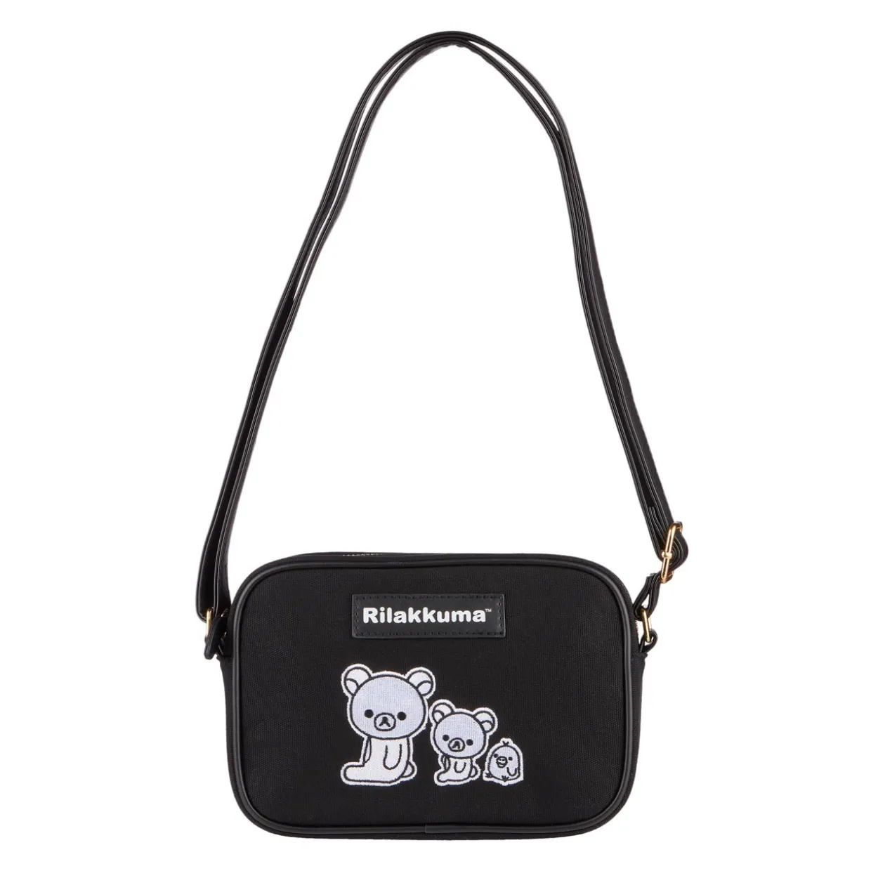 Rilakkuma and Friends Crossbody Bag - Black | Apparel