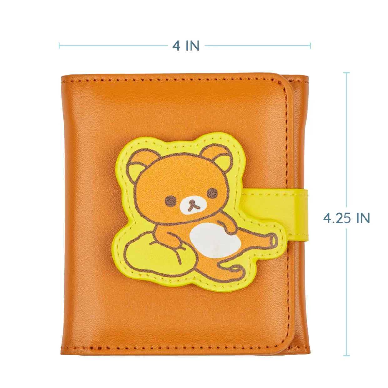 Rilakkuma Pu Leather Tri-fold Wallet Pouch | Apparel