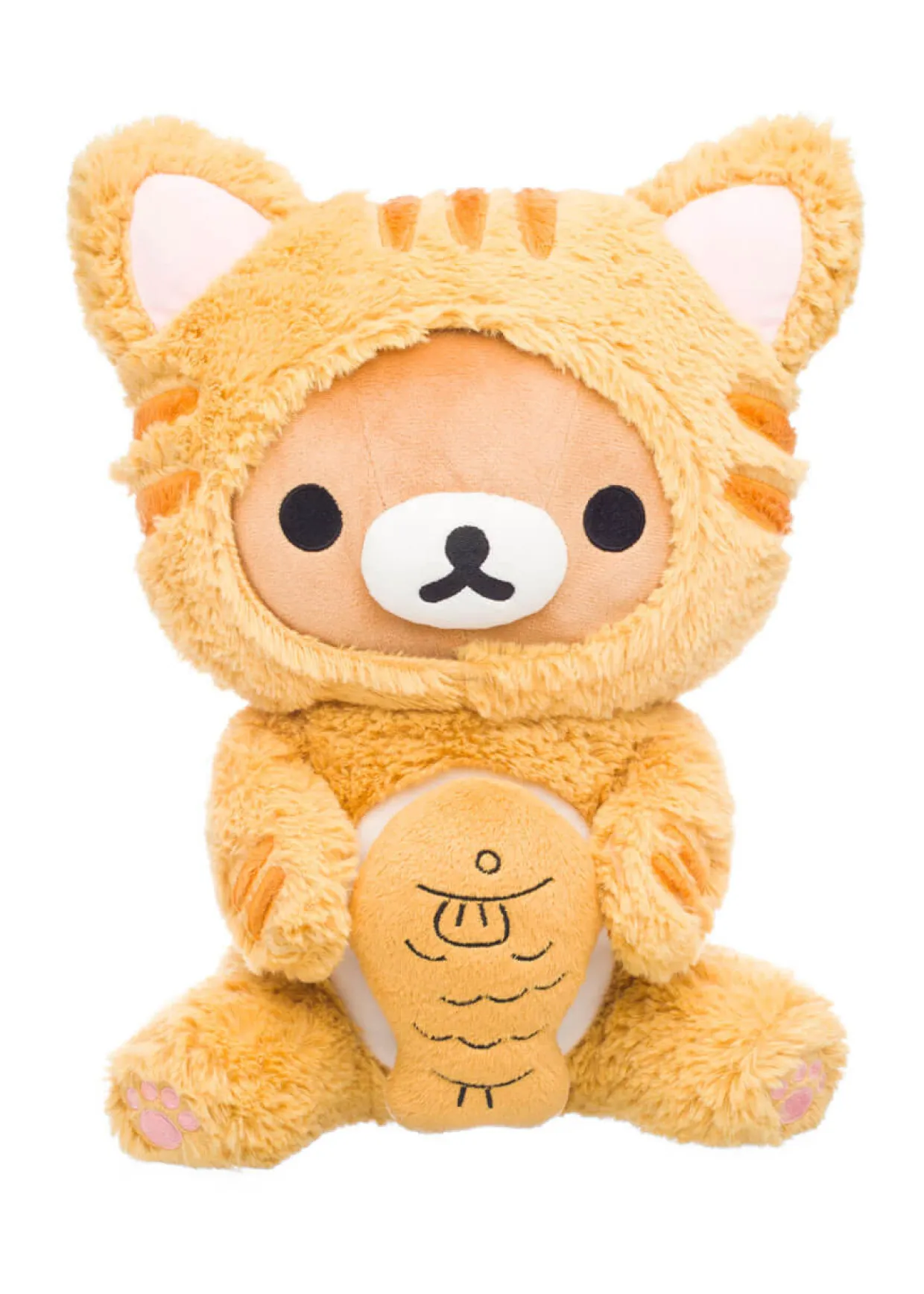 Rilakkuma San-X Original as Tiger Eating Fish Plush | Rilakkuma | Plush