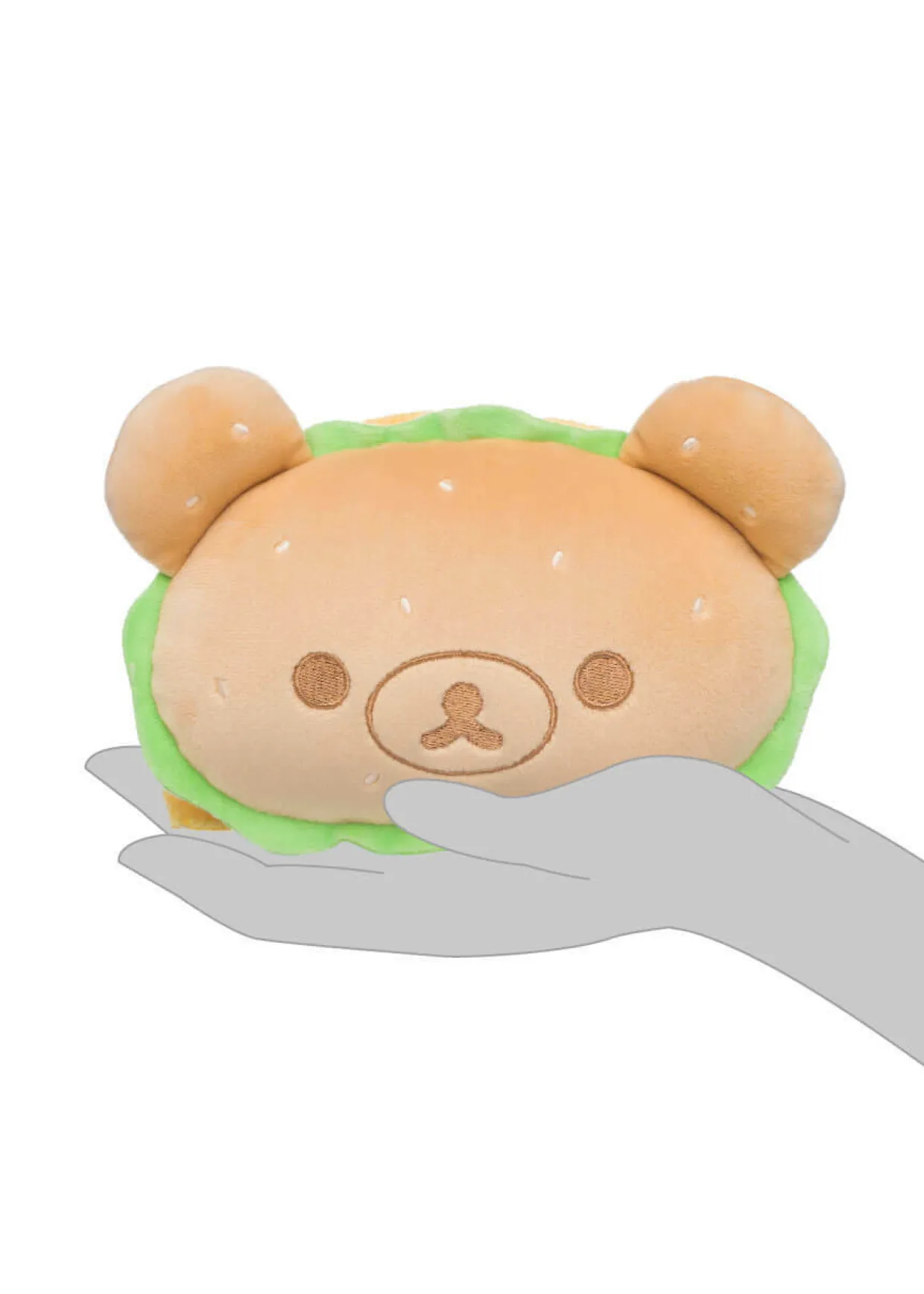 Rilakkuma San-X Original Burger Novelty Plush | Rilakkuma | Plush