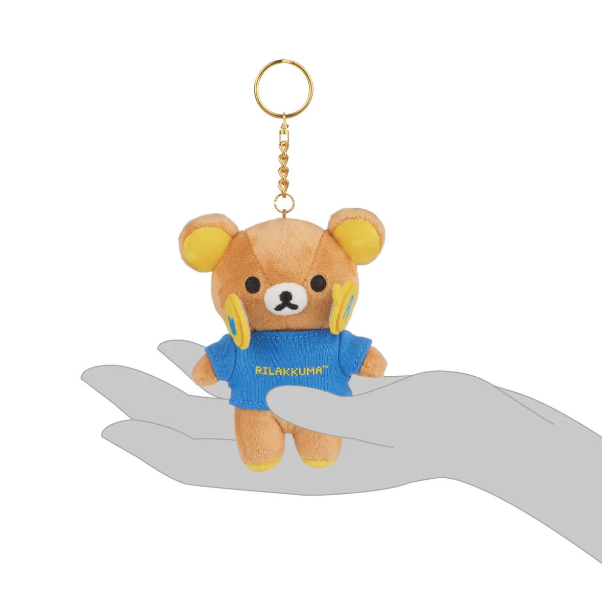 Rilakkuma San-X Original Gamer Series Keychain Plush | Rilakkuma | Keychains