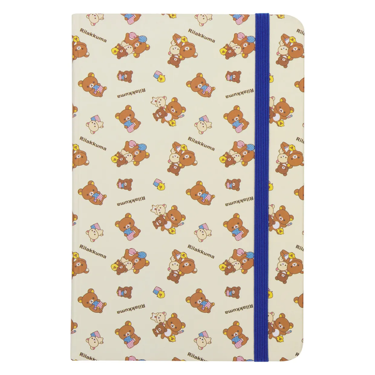 Rilakkuma 20th Anniversary USA Tour A6 Notebook 50 pages - Yellow | Notebooks | Stationery