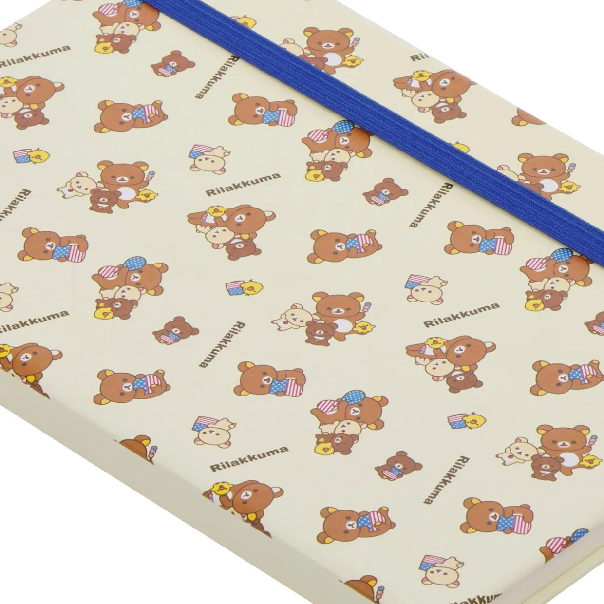 Rilakkuma 20th Anniversary USA Tour A6 Notebook 50 pages - Yellow | Notebooks | Stationery