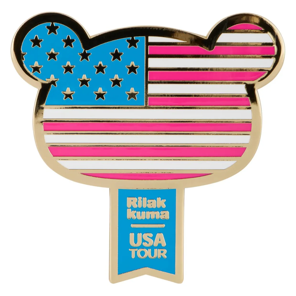 Rilakkuma 20th Anniversary USA Tour Enamel Pin | Keychains