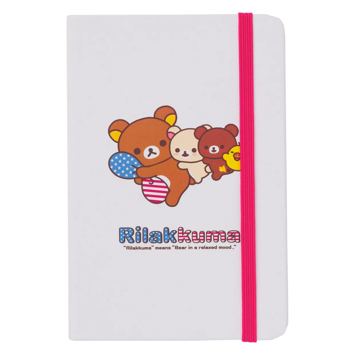 Rilakkuma 20th Anniversary USA Tour Notebook 50 pages - White | Notebooks | Stationery