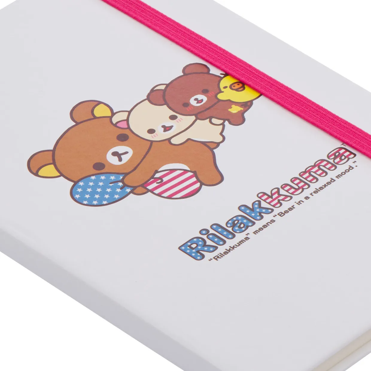 Rilakkuma 20th Anniversary USA Tour Notebook 50 pages - White | Notebooks | Stationery