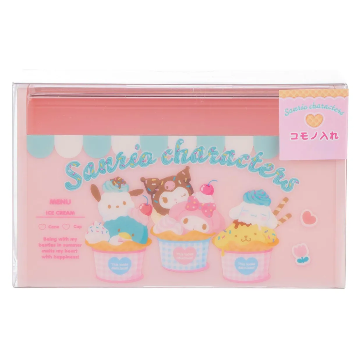 Hello Kitty Sanrio Characters Ice Cream Themed Accessory Case | Pens And Pencils | Stationery