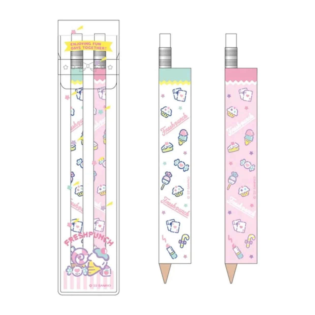 Hello Kitty Sanrio Fruit Punch Pens - Set of 2 | Pens And Pencils | Stationery