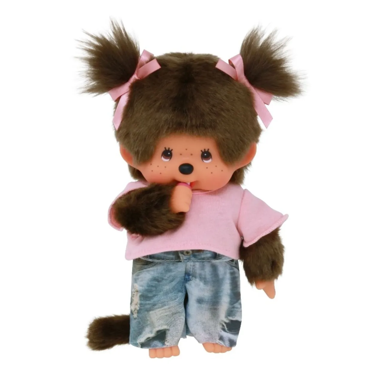 Monchhichi Sekiguchi Girl Street Fashion Plush Doll - Pink | Monchhichi | Plush