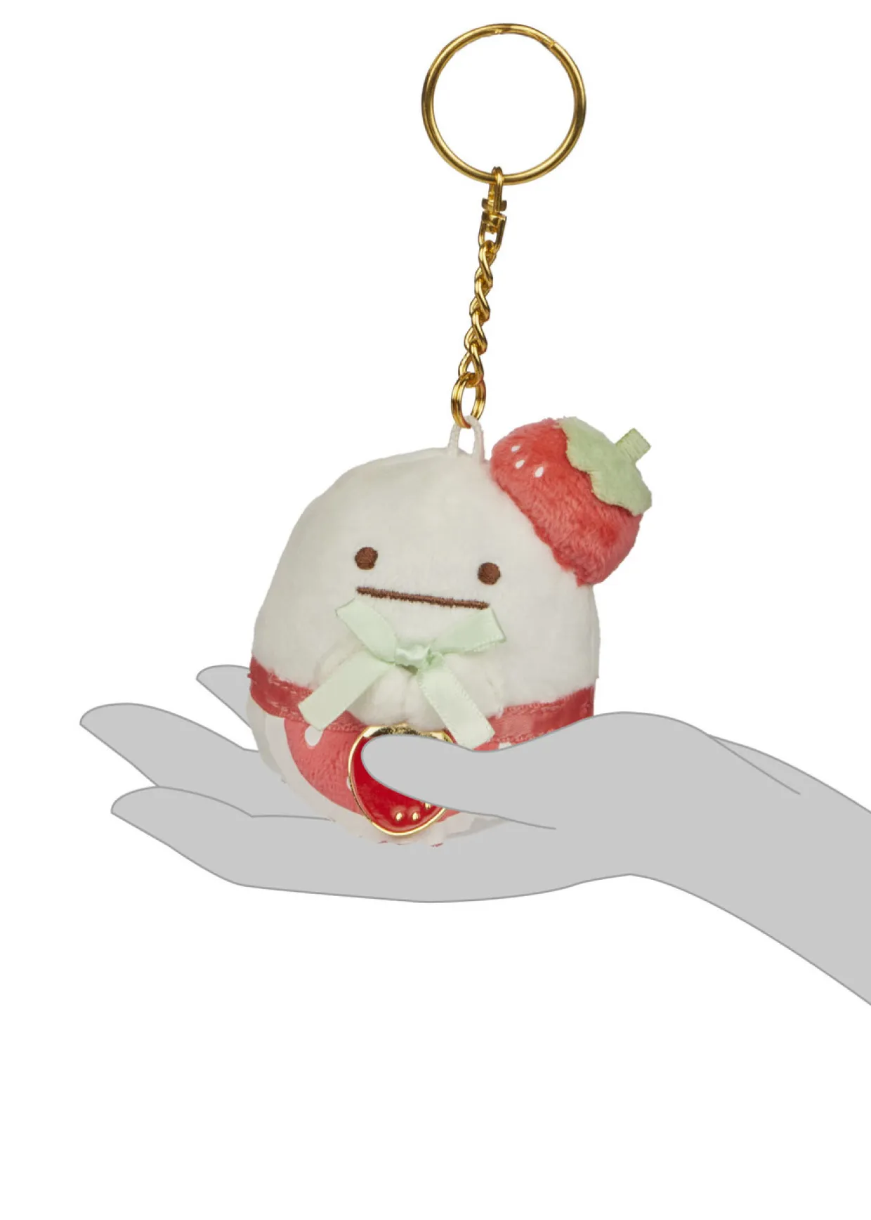 Sumikko Gurashi Sumikkogurashi Obake San-X Original Strawberry Series Keychain | Sumikkogurashi | Plush