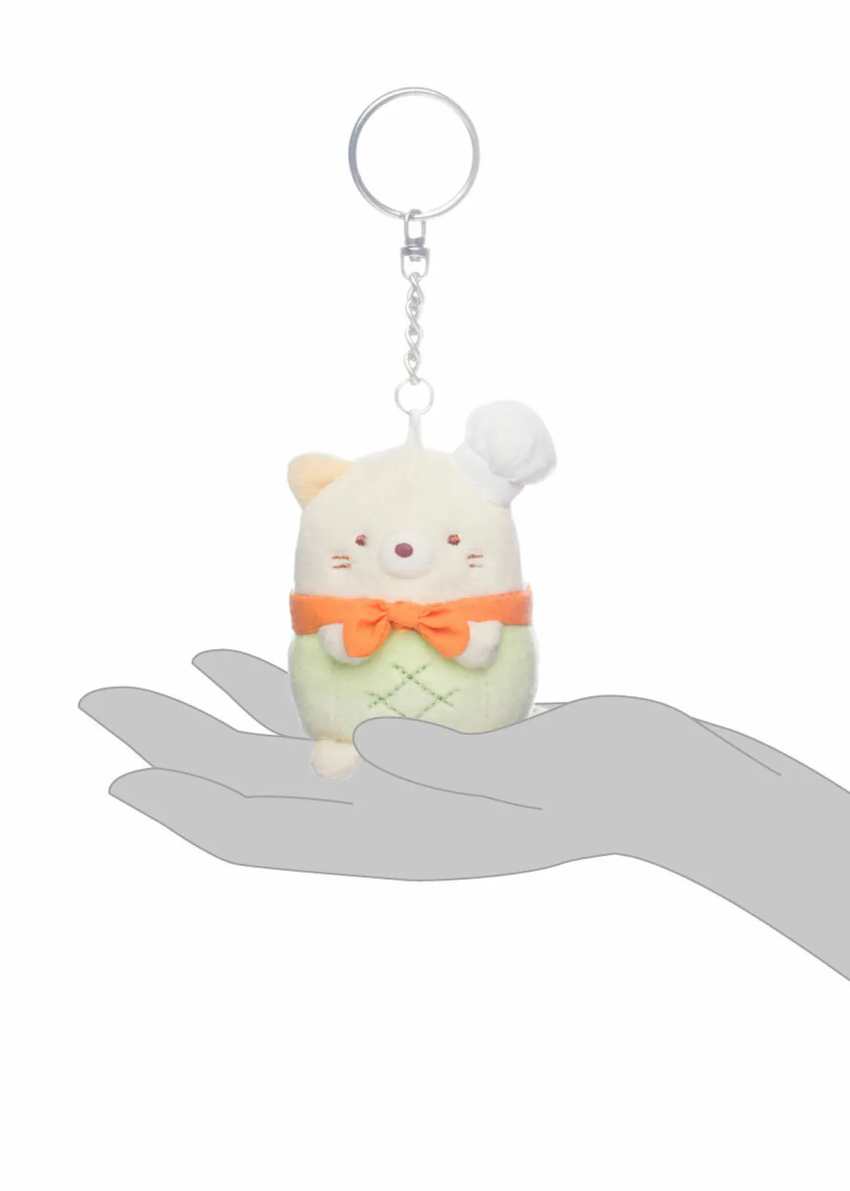 Sumikko Gurashi Sumikkogurashi San-X Original Neko Melon Bread Baker Keychain | Sumikkogurashi | Keychains