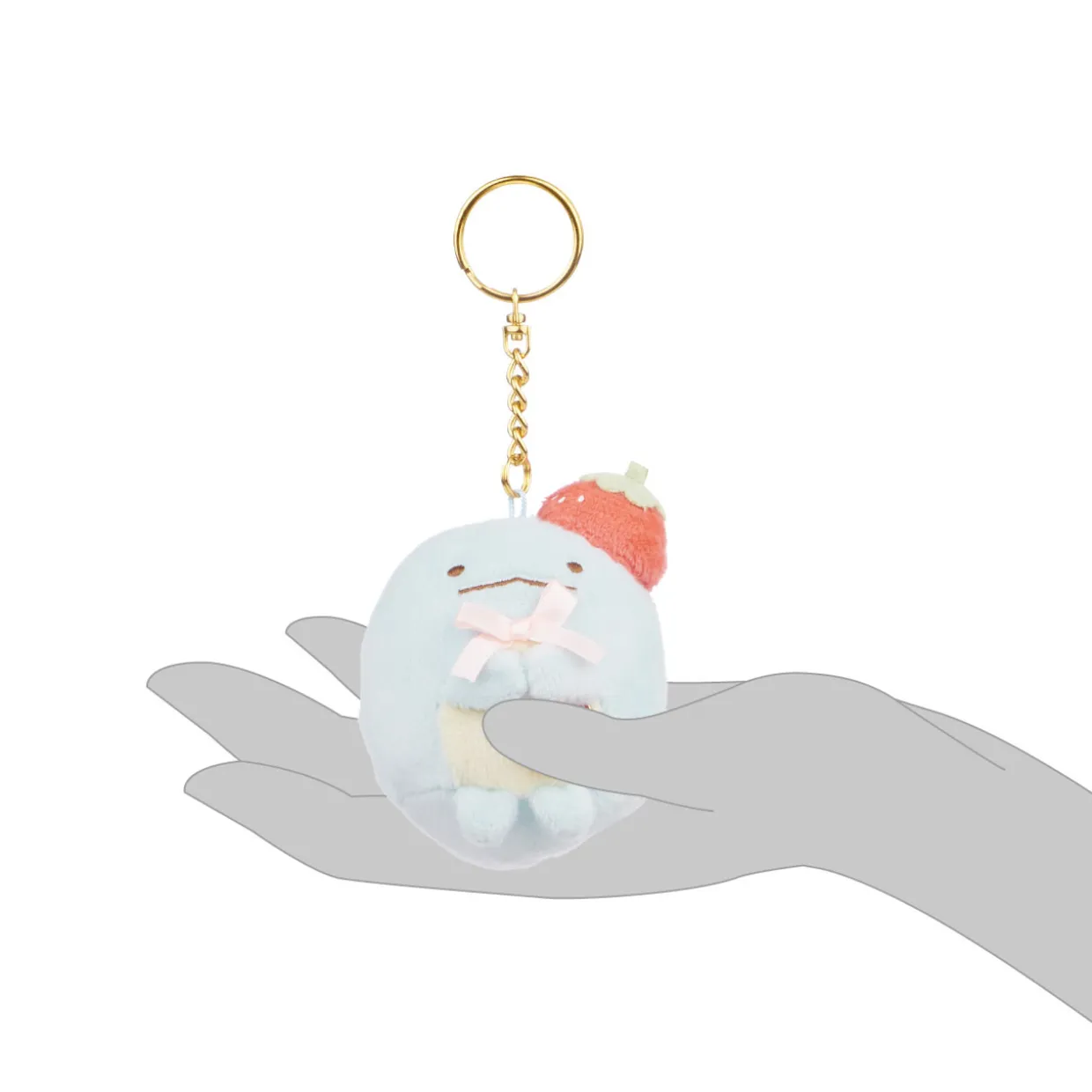 Sumikko Gurashi Sumikkogurashi Tokage San-X Original Strawberry Series Keychain | Sumikkogurashi | Plush