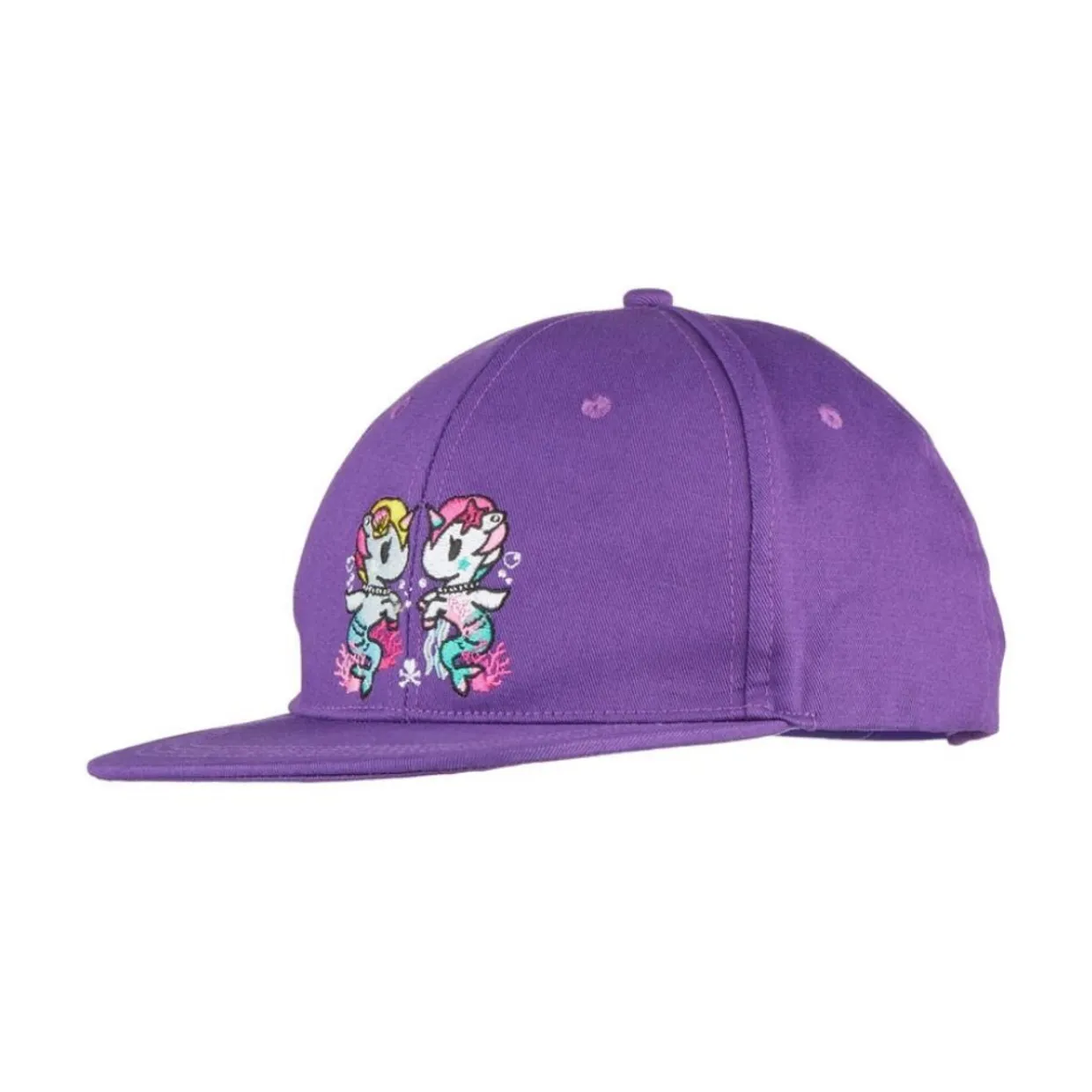 tokidoki Mermicorno Baseball Snapback Cap - Lavender | Apparel