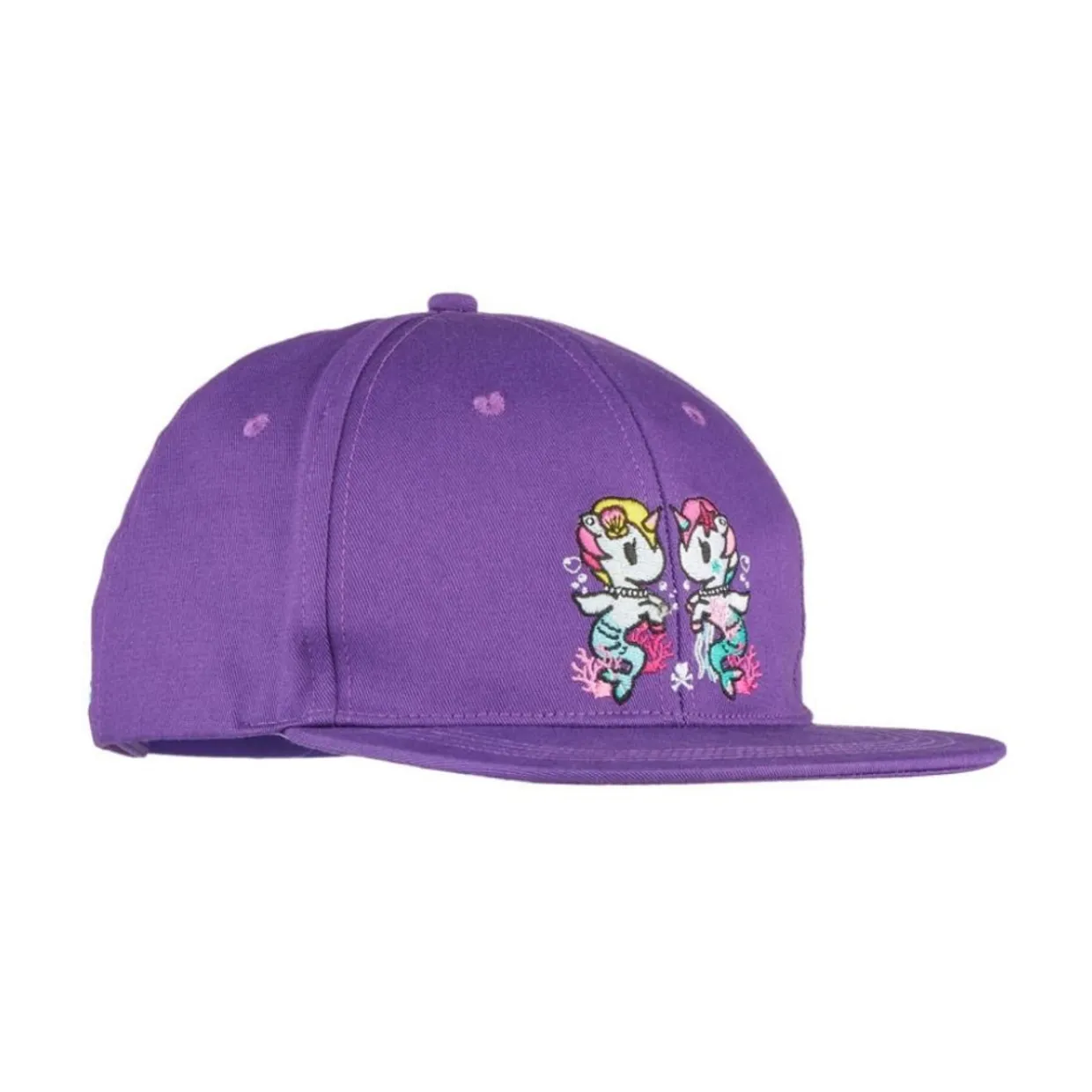 tokidoki Mermicorno Baseball Snapback Cap - Lavender | Apparel