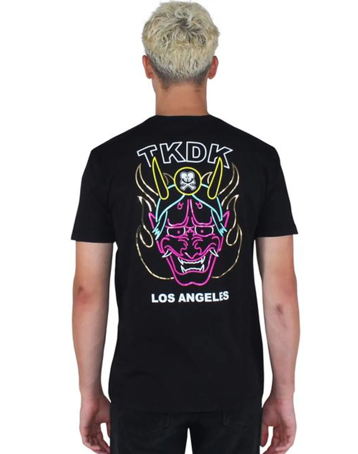 tokidoki Neon City Basic Black Tee | Apparel